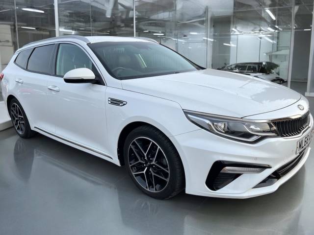 Kia Optima 1.6 CRDi ISG 3 5dr DCT Estate Diesel WHITE